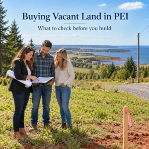 buying vacant land in PEI